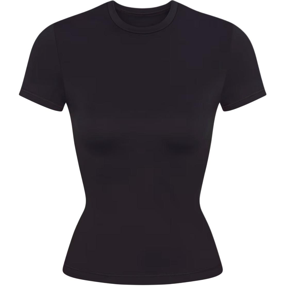 (WMNS) Nike x SKIMS Matte Padded Baby T-Shirt Obsidian Women s SSSSL9487W-OBD XS