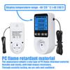 Digital Temperature Controller Socket Thermostat Timer Switch Heating Cooling Regulator EU/US/FR/UK Plug Outlet with Backlight