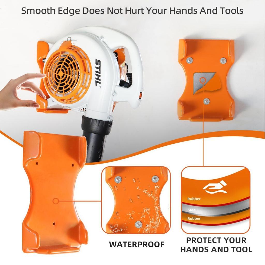 Handheld Leaf Blower Hanger, 1Pack Blower Rack For Garage Wall, Leaf Blower Holder For BG-50, BG-56, BG-66, SH-56