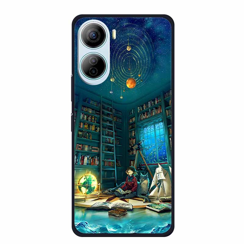 For ZTE Libero 5G IV Case Luxury Cartoon Silicone TPU Back Cover Soft Phone Cases for ZTE Libero5G IV A302 Protective New Fundas