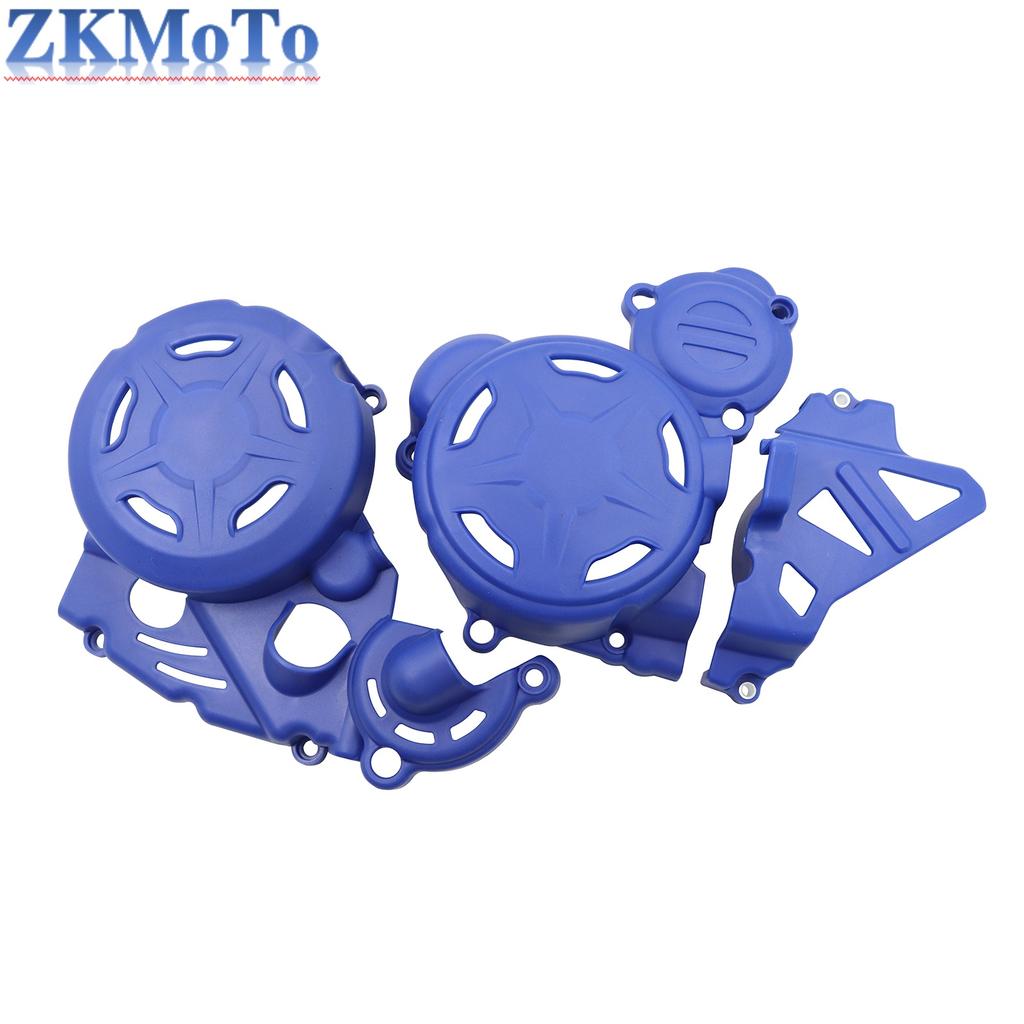 Motorcycle Engine Water Pump Cover Ignition Protector Clutch Guard For Loncin Engine YBS300 For LC176MN Engine For KEWS Parts