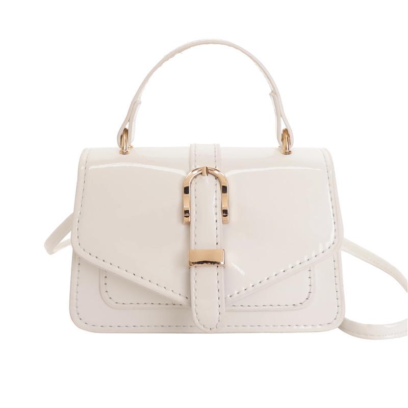 Simple Small Bag Women's Bag Spring New Fashion Portable Messenger Bag Highend Versatile Shoulder Small Square Bag