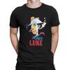 Unisex Lucky Luke Smoking Cowboy Black T-Shirt