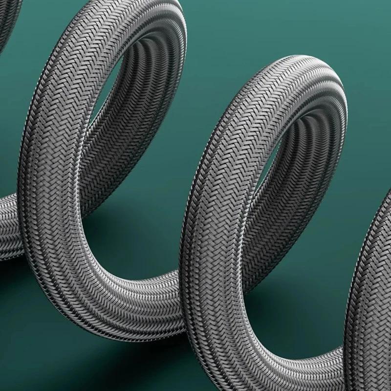 Flexible Bathroom Bath Shower Head 1.5m/ 2m Nylon Rope Shower Hose Bathroom Accessories Water Head Shower Head Pipe Tool
