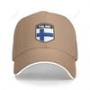 Berretto da Baseball Multifunzione Scudo Bandiera Finlandese Sandwich Unisex Sportivo Casual Cappello da Golf Pesca Outdoor