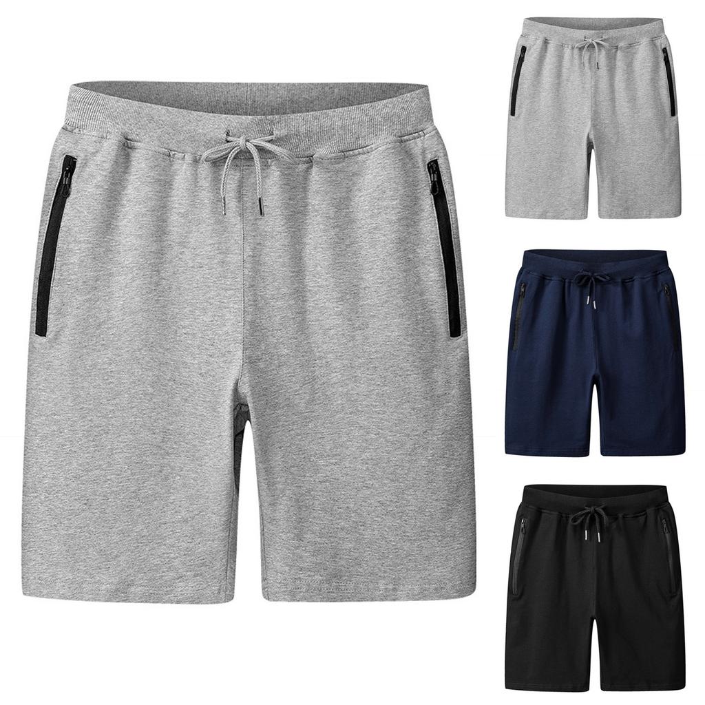 Men's Casual Workwear Distressed Drawstring Multi-pocket Straight-leg Trousers