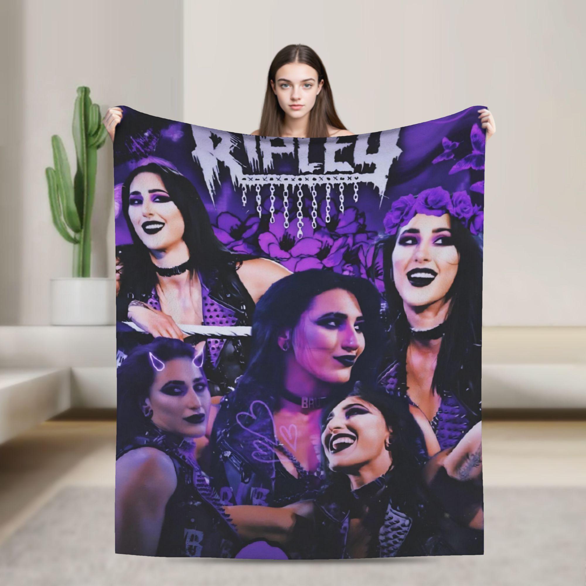 

Rhea Ripley Blanket Quality Warm Soft Throw Blanket Winter Travel Office Home Decor Pattern Bedspread 30x40in