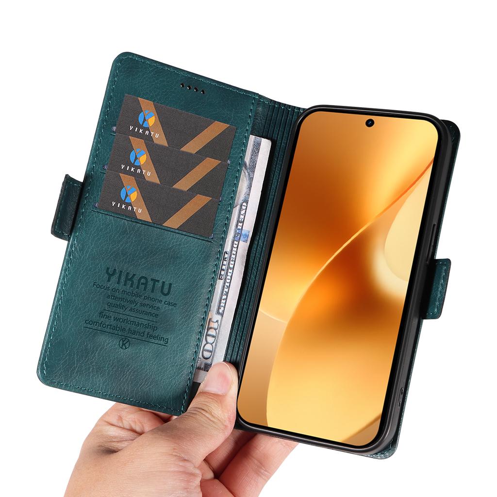 For Realme 15 Pro 5G/Realme 15 5G Case YIKATU YK-007 Litchi Texture PU Leather Wallet Phone Cover