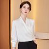 Women's V-Neck Long-Sleeve Blouse