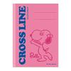 Nakabayashi Cross Line Notebook B5 5-Book Pack A-lined Snoopy Study Book S-58A-5P