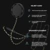 Accesorii pentru motociclete – Cască cu căști audo pentru motocicletă