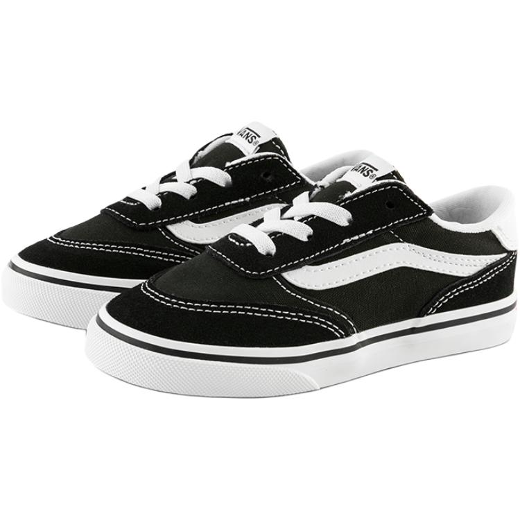 Vans Brooklyn Ls Slip-On Classics Comfortable Fashion Low-Top Walker Shoes Baby Sneaker Black VN000DBQMCG