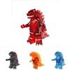 Figurines de Blocs de Construction Godzilla Créatives et Imaginatives Jouets Figurines d'Action pour Enfants