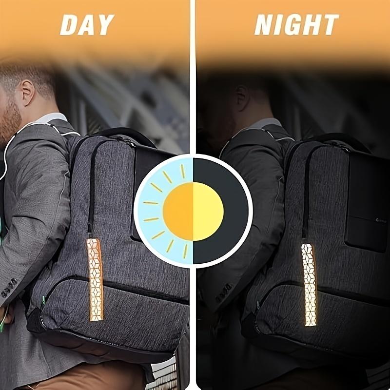 2 ks Reflexní bezpečnostní popruh pro noční běh a chůzi Nastavitelný popruh pro batohy Paže Nohy Oboustranný Svítící pásek pro jogging Cyklistiku