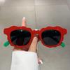 Luxury Designer Vintage Pink Sunglasses Women Men Trendy Punk Wave Flower Cute Sexy Eyewear Popular Sun Glasses