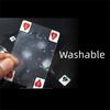 Spielkarten Transparentes Plastik Mattiert Poker Weiß Mattiert Wasserdicht PVC Spielkarten Einzigartige Karten Indoor-Partyspiel