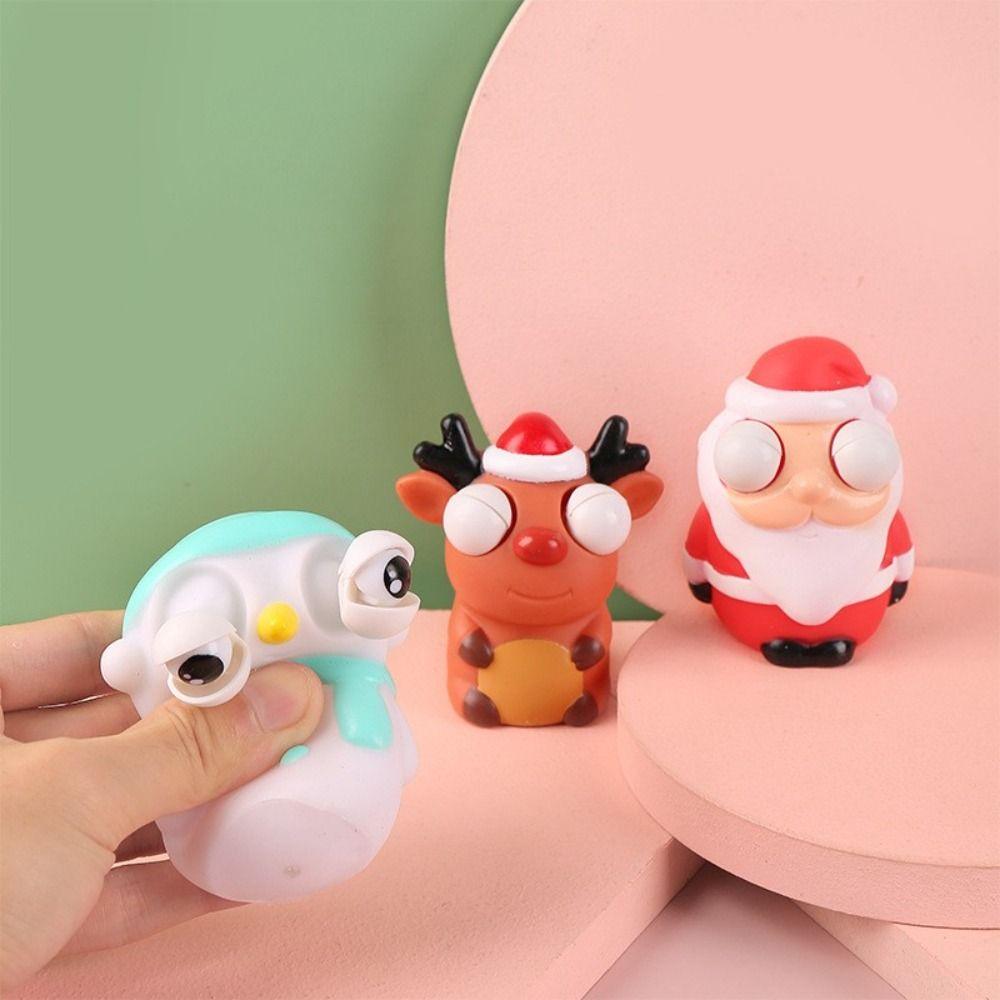 Anti Stress Christmas Santa Claus Creative Gift Fidget Toy Squeeze Toys Sensory Toys Kids Toys