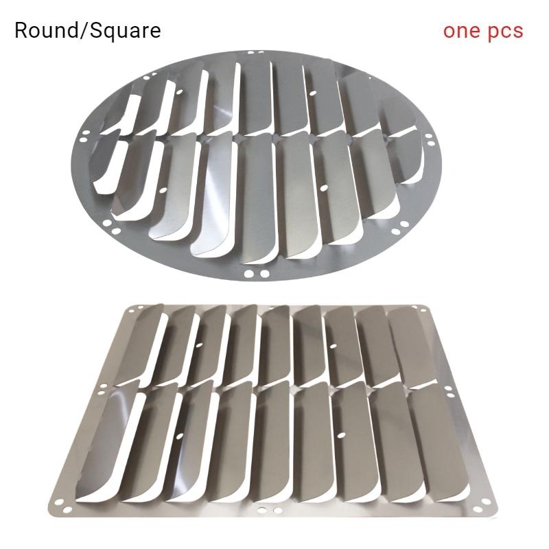 Stainless Steel Outdoor AC Condenser Wind Deflector Anti-Direct Blowing Air Vent Louver Cover Heat Pump Airflow Baffle Protector