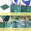 HAPPY-3 x 272L Sac de Jardin Sac de Déchets de Jardin en PE Solide - Autoportante et Pliable - Réutilisable