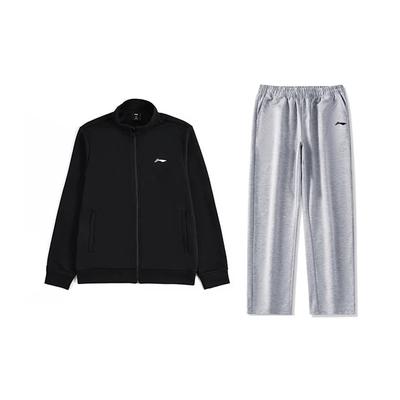 Minimalist Outdoor Training Warm Fleece Stand Collar Cardigan Sweatshirt Casual Sports Suit Unisex Sweatshirt AWDTD15-1+AKLU881-2