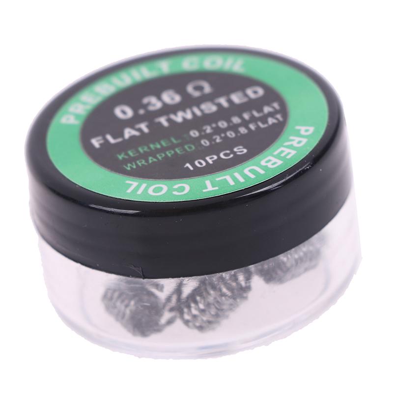 10 Stück A1 Twisted Fused Hive Clapton Coils Vorgefertigte Wickeldrähte Rda Coil