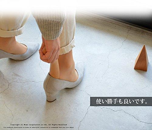 SHOEHORN Wooden Shoehorn with Stand, Made in Myanmar, featuring a Mother Bird. Handmade from precious ironwood (boxwood) wood (dark brown).