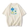 Milk Yellow Cotton Short-sleeved T-shirt Women's New Summer American Loose Niche Design Half-sleeved Top Ins