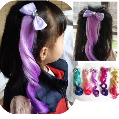 1PC Kind Nette Bowknot Kristall Haarnadeln Haar Zubehör Mädchen Twist Geflecht Haar Clips Seil Kopfschmuck Kinder Perücke Stirnband