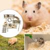 Wooden Hamster Toy Platform Cage Toy Accessories for Other Small Animals