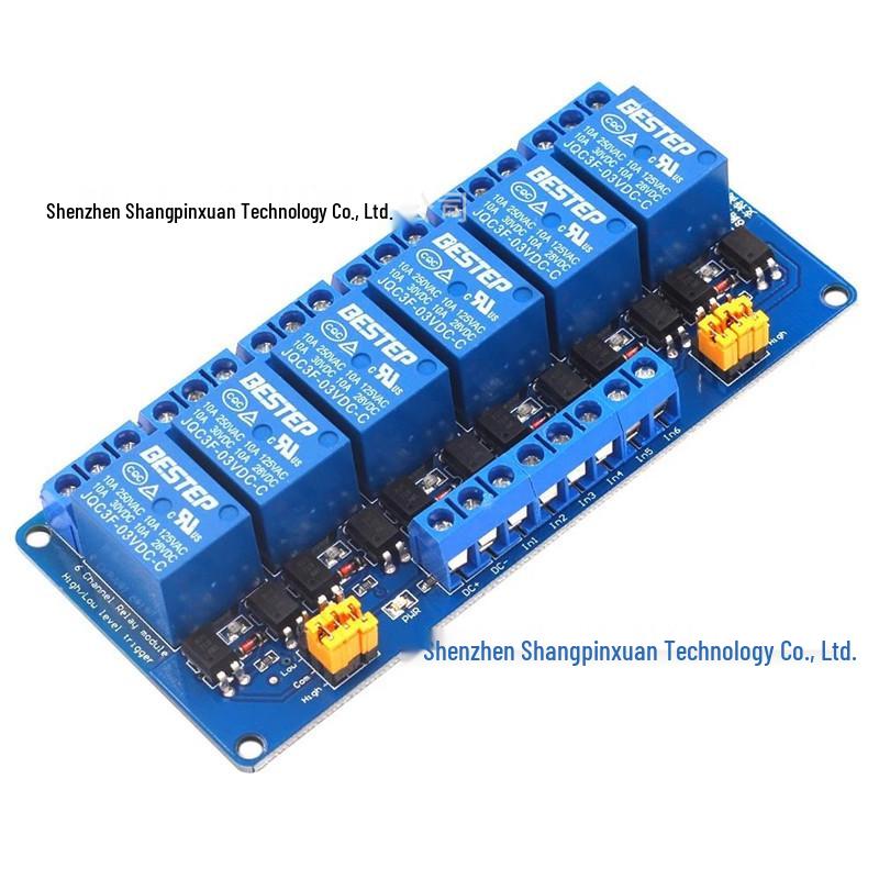 Module de Relais Électromagnétique: Canal 1/2/4/6/8, Déclencheur Haut/Bas, Commande PLC 5V/12V/24V