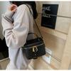 New Niche Handbag Bag Women's Spring and Summer Exquisite Versatile Pu Bucket Bag Commuter Shoulder Messenger Bag