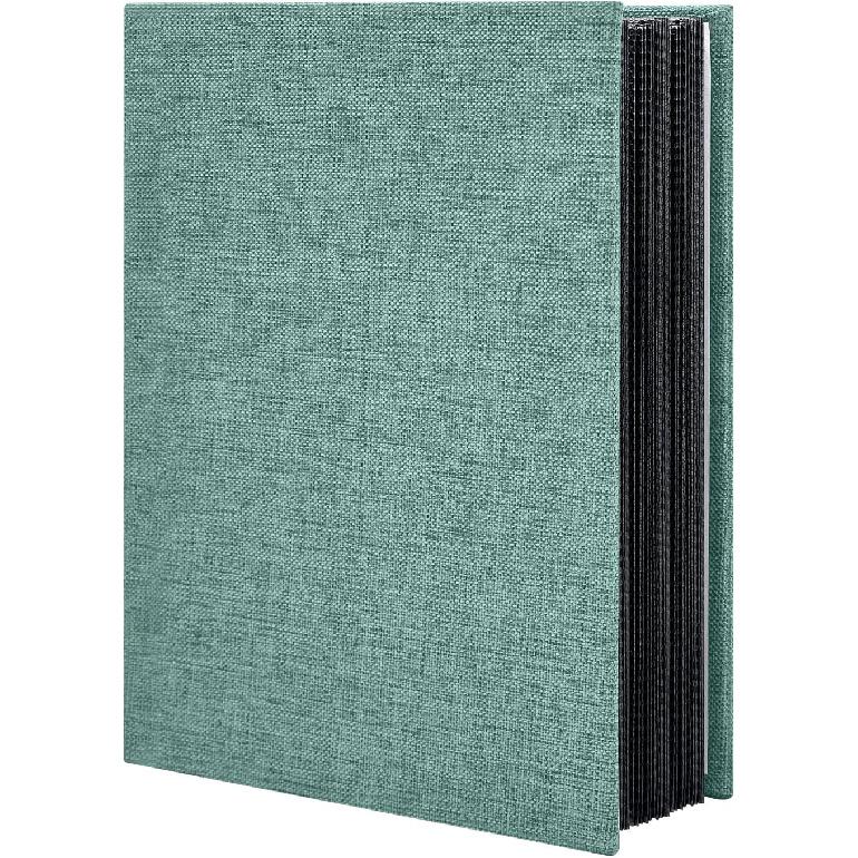 Photo Album 4x6 100 Pockets for Wedding Gifts,Linen Hardcover Picture Albums for Family Anniversary Baby Vacation Pictures