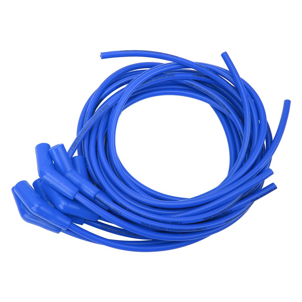 45 Degrees  135 Degrees  Sparking Plug Ignition Wire Set with Dustproof Cover High Performance 8.5mm Diameter