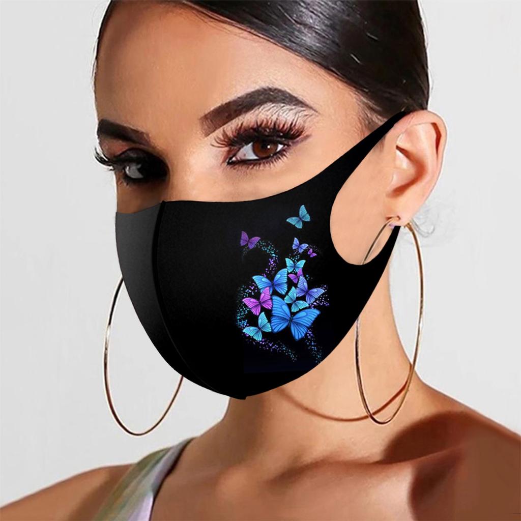 Adult Mask Printed Mask for  Washable Face Mask