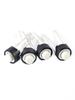 50PCS Tact Switch White Black Touch Switch 6*6*5mm DIP Tactile Push Button Micro Switch Accessories