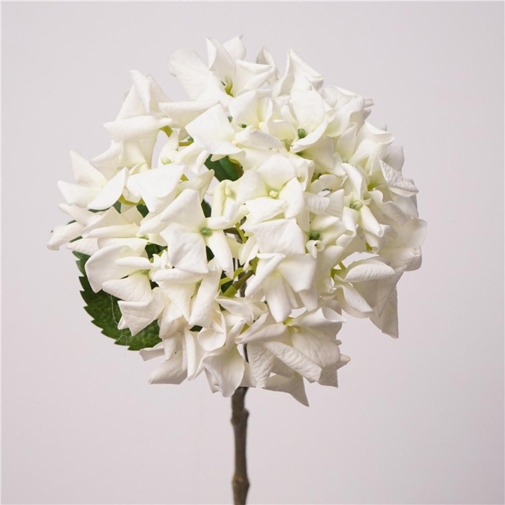 

Moisturizing Feel Artificial Hydrangea Real Touch Silk Flower Fake Flowers Multicolor DIY Flower Arrangements Wedding Flowers белый