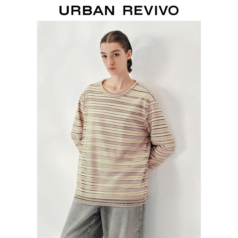 UR Women's Color Block Stripe Long Sleeve T-Shirt