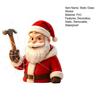 Holiday Theme Wall Stickers Christmas Santa Claus Static Glass Sticker, Removable Window Reusable PVC Festive Decorations Clings for Living