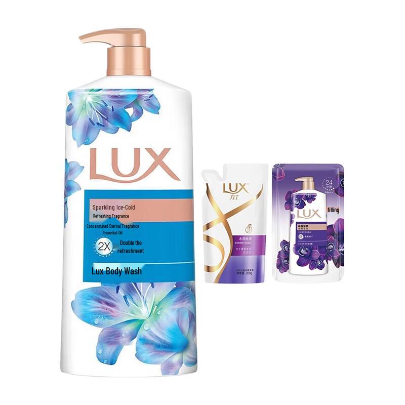 Lux Sparkling Ice Cool Shower & Hair Care Set
