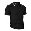 European and American Men's Summer Loose Lapel Short-sleeved T-shirt Casual Clothing