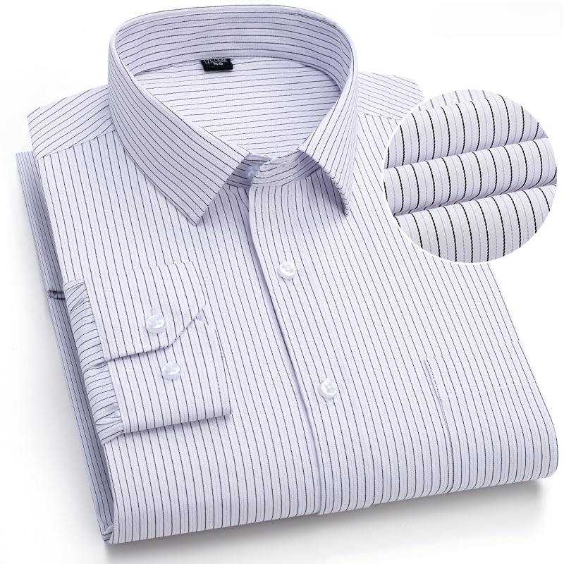 New in shirt elegants cotton long-sleeve shirts for men slim fit Casual plain shirt plaid designer tops soft houndstooth clothes