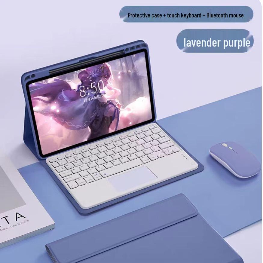 Redmi Pad Pro 12.1 Wireless Bluetooth Keyboard Protective Case with Spanish Language Support