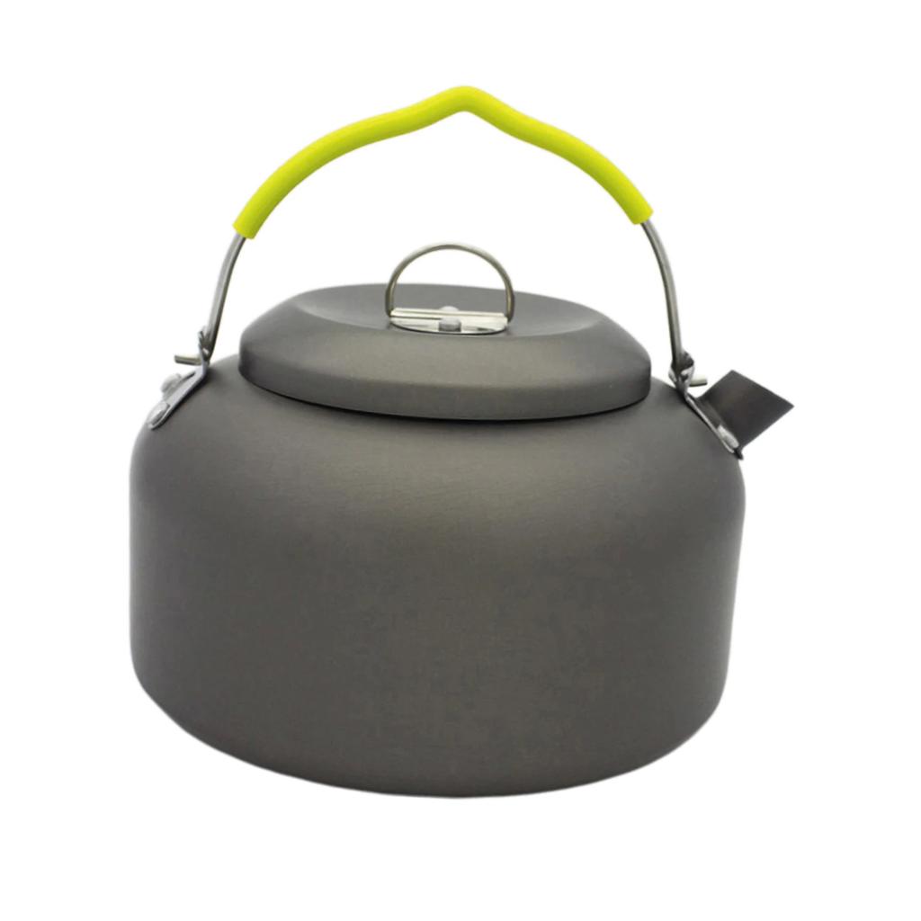 Outdoor Portable Teapot Coffee Pot for Camping, Open Fire Cookware for Travel and Picnic, Boiling Water
