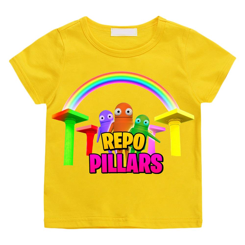 R.E.P.O. Game Print Cute Soft T-shirt Cartoon 100%Cotton Comic Tee-shirt O-neck Camisetas TeesTop Clothes Casual Versatile Soft