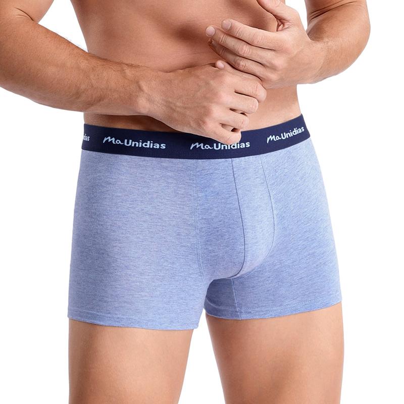 4 Piece Men's Panties Cotton Boxers For Man Underwear Elastic webbing Mens Underpants Sexy Trunks Boxershorts Calecon