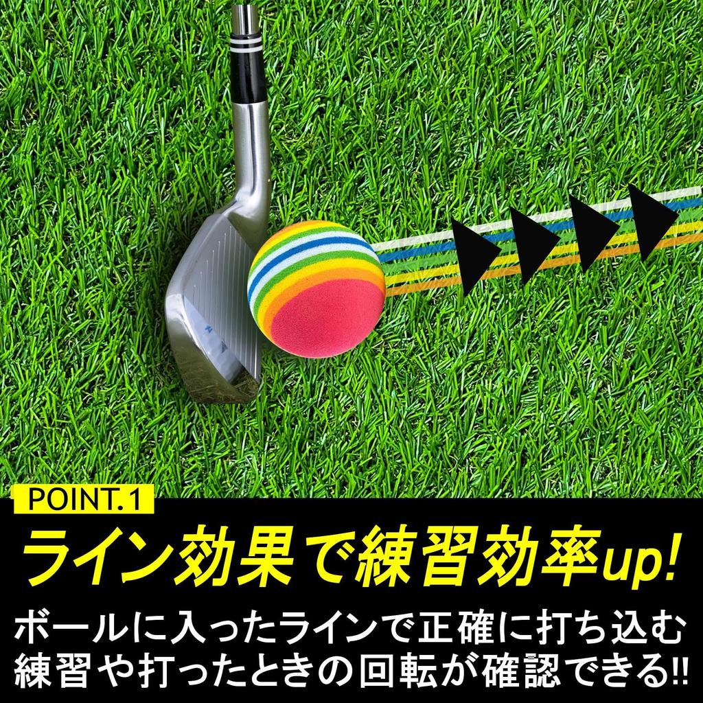 Gavit Golf Practice Approach Ball Set (2 Types): 32 Sponge Balls (42mm) - Polyurethane Balls - Indoor Use