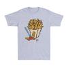 Herren- und Damen-T-Shirts Pommes Ketchup Lustige Comic-Zeichnung Fast Food