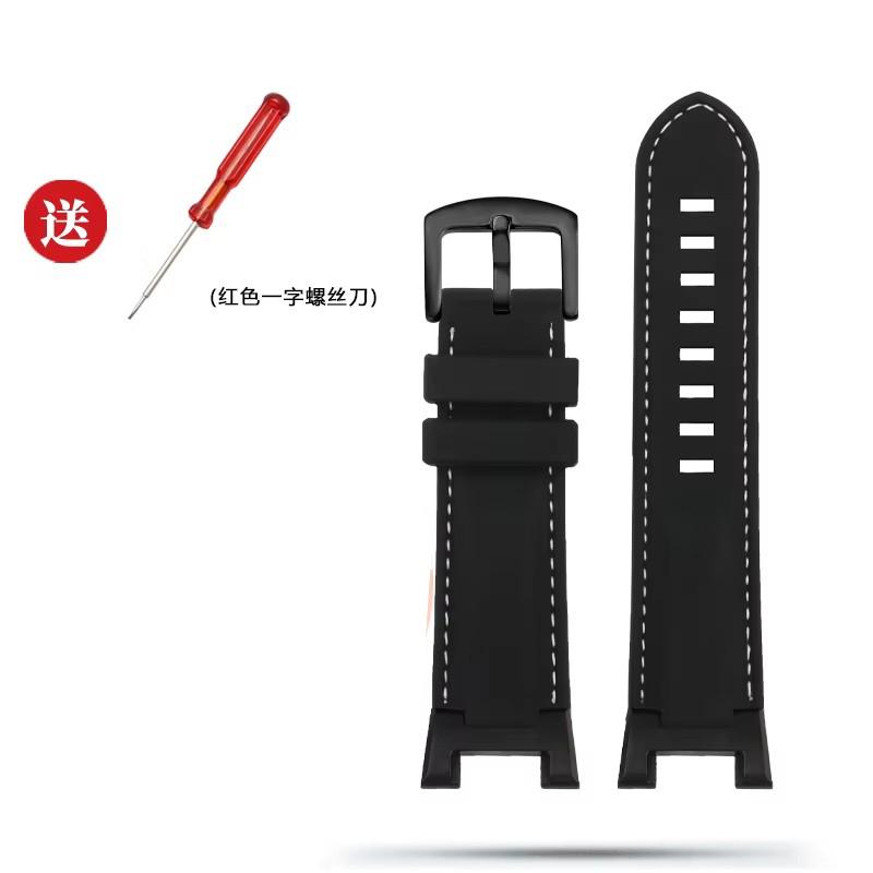 Modified Silicone Watchbands For Casio PROTREK Series PRW-7000 PRW7000 PRW-7000FC Rubber Watch Strap For Men With Tools Bracelet