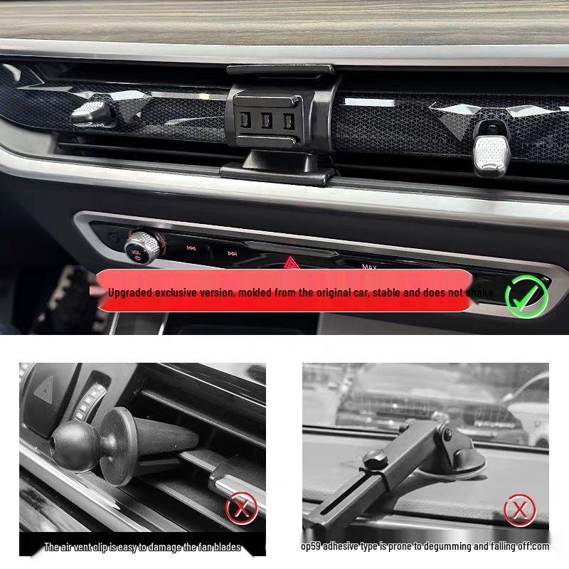 BMW X5 Phone Holder Air Vent Mount Anti-Shake Bracket Car Interior Accessory