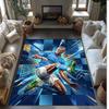Erling Haaland Calcio Football Pattern Tappeto Morbido per Area Tappeto per Pavimento Interno Antiscivolo Tappetino Decorazione Sportiva per Camera da Letto